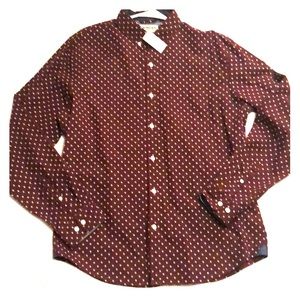 Men's long sleeve express button up